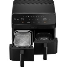 Grundig Twin Çiftli Airfryer 8.5 Lt Yağsız Fritöz, Sağlıklı Pişirme Keyfi - Ahşap