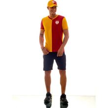 GS Store E88098 Sarı Kırmızı Galatasaray Metin Oktay Erkek T-shirt