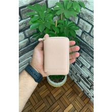 GUARD 796/C07.038 Fermuarlı Pudra Deri Mini Cüzdan