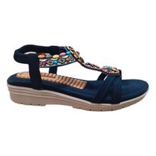 Guja 24Y120-2 Siyah Taşlı Comfort Kadın Sandalet
