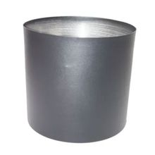 Güleç Yapay Çiçek 25*25*25 Siyah Metal Saksı