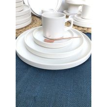 Gulhanile Stackable Mat Beyaz 24 Parça 6 Kişilik Servis Kahvaltı Takımı