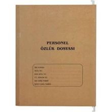 Gülpaş 4 21x30 4'lü Seperatörlü Askılı Demir Çubuk Personel Özlük Dosyası