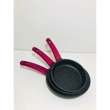 Gülsan DÖK22SET 18-20-22 cm Döküm Tava Set