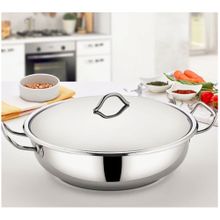 Gülsan Mega 34 cm 8.5 lt Çelik Basık Pilav ve Karnıyarık Tencere