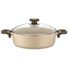 Gülsan Safran 20 cm Granit Basık Pilav ve Karnıyarık Tenceresi