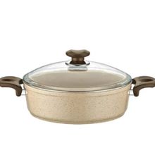 Gülsan Safran Granit 28 cm Basık Tencere