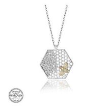 Gümüş Hane Swarovski Taşlı Gümüş Arı Kadın Kolye