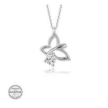 Gümüş Hane Swarovski Taşlı Gümüş Yusufcuk Kadın Kolye