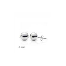 Gumush EA1160219 6 mm Gümüş Top Küpe