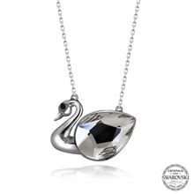 Gumush T7649 Swarovski Crystal Taşlı Kuğu Kadın Gümüş Kolye