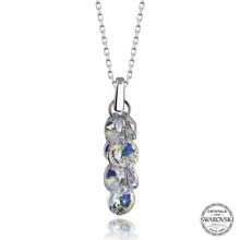 Gumush T7685 Swarovski Crystal Taşlı Salkım Kadın Gümüş Kolye