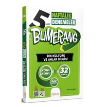 Günay Yayınları 5.Sınıf Bumerang 32 Haftalık Din Kültürü ve Ahlak Bilgisi Denemeleri