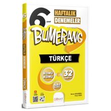 Günay Yayınları 6. Sınıf Bumerang 32 Haftalık Türkçe Denemeleri