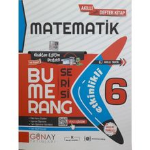 Günay Yayınları 6. Sınıf Matematik Etkinlikli Bumerang