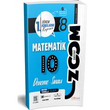 Günay Yayınları - 8. Sınıf 10'lu Matematik 1. Dönem Denemeleri