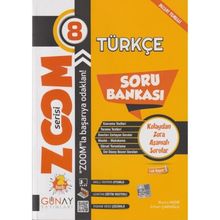 Günay Yayınları 8. Sınıf Türkçe Zoom Soru Bankası