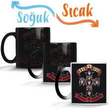 Guns N Roses 3 Sihirli Porselen Kupa