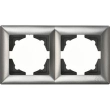 Günsan Elektrik 01281700-000141 Visage Füme İkili Çerçeve