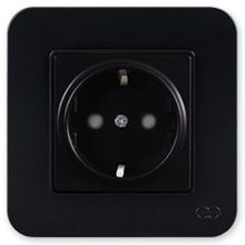 Günsan Elektrik 01373400-100116 Radius Çocuk Korumalı Siyah Topraklı Priz