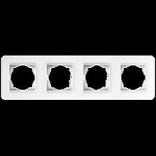 Günsan Elektrik 01379300-000145 Radius Fildişi Beyazı Dörtlü Çerçeve