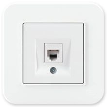 Günsan Elektrik 01379300-100120 Radius Nümeris Fildişi Beyazı Telefon Priz