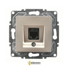 Günsan Elektrik 01401500-100130 Eqona Tekli Gümüş Data Priz