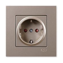 Günsan Elektrik 01402500-100116 Eqona Çocuk Korumalı Bej Topraklı Priz