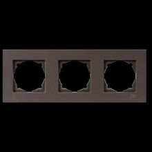 Günsan Elektrik 01403500-000143 Eqona Mocha Üçlü Çerçeve