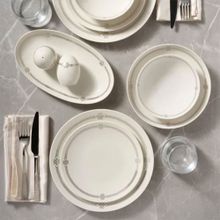 Güral Porselen 6428 Camelia Mat Bone 30 Parça 6 Kişilik Yemek Takımı
