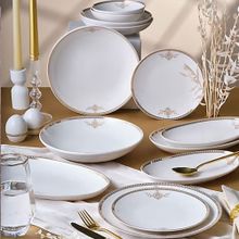 Güral Porselen 6578 Camelia 54 Parça12 Kişilik Yemek Takımı