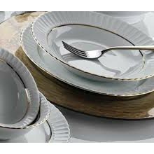 Güral Porselen 6'lı 20 cm Pasta Tabağı