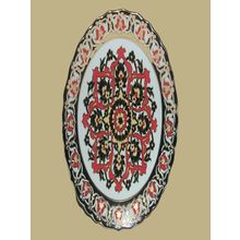 Güral Porselen Desenli 20 cm Duvar Tabağı