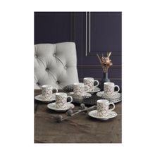 Güral Porselen GBSATN12KT9305605 Bone Atina Kahve Fincan Takımı