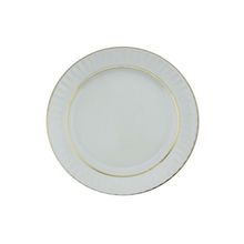 Güral Porselen Mat Yaldızlı 16 cm 12'li Düz Pasta Tabağı