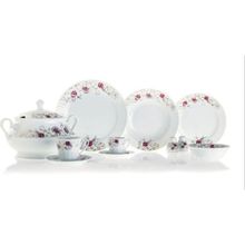 Güral Porselen Safir 82 Parça 12 Kişilik Bone Yemek Takımı