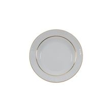 Güral Porselen Sedef Altın Fileli 22 cm 6 Adet Çukur Yemek Tabak