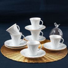 Güral Porselen Soprano 12 Parça Kahve Fincan Takımı