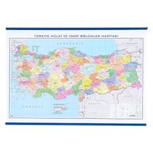 Gürbüz 70x100 cm Türkiye Fiziki Harita