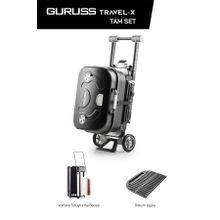 Guruss Travel-X Siyah Taşınabilir Tam Set Mangal