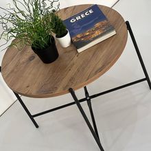 Güzelkan Madeni Eşya 1096 55 cm Çapında Yuvarlak Dekoratif Yan Sehpa