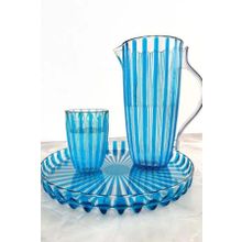 Guzzini Dolce Vita 31 cm Turkuaz Yuvarlak Tepsi