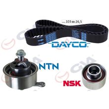 Gva 59T3945 Ford Ranger 2.5-3.0 Tdci 16V 05 Mazda BT-50 2.5 Cdvi 16V 06 Eksantrik Gergi Kiti
