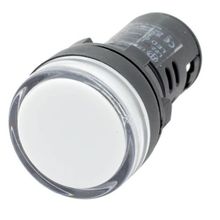 Gwest 22-24V-B 24V 22 mm Beyaz Led'li Sinyal Lambası
