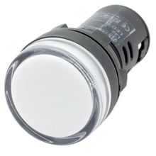 Gwest 22-B 220V 22 mm Beyaz Led'li Sinyal Lambası