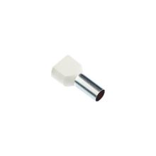 Gwest 2302 0.75 mm² İzoleli Çift Girişli Beyaz Yüksük
