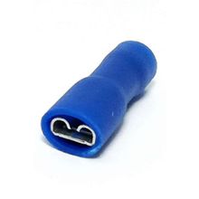 Gwest GFFD-2488 200 Adet 1.5-2.5 mm2 Mavi Tam İzoleli Dişi Faston Tip Kablo Ucu