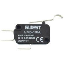 Gwest GMS-106C 10A Kıvrık Kollu Mikro Switch