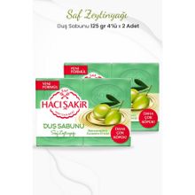 Hacı Şakir 4x125 gr 2 Adet Saf Zeytinyağlı Gliserinli Duş Sabunu