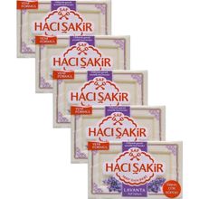 Hacı Şakir Lavanta 150 gr x 5 Adet Banyo Sabunu